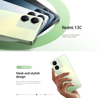 Smartphone Original Redmi 13C 5G LTE Octa Core Dimensity 6100+ 6,74" 90Hz FHD 5000mAh Débloqué Autres Téléphones Mobiles Vente en Gros