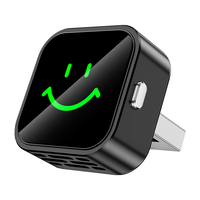 Adaptador Inalámbrico CarPlay y Android Auto 2 en 1, Mini Dongle con Interruptor para Teléfono, Reconexión Automática de 5.8GHz, Plug & Play