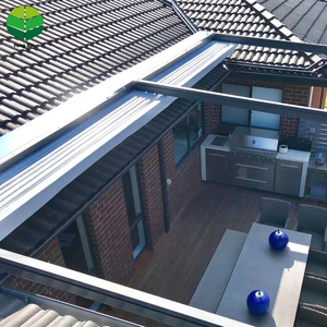 عريشة ألومنيوم كهربائية قابلة للطي مقاومة للماء <span class=keywords><strong>PVC</strong></span> للاستخدام الحديث للحدائق الخارجية - Product Image 4