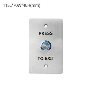Botón <span class=keywords><strong>de</strong></span> Salida con Control <span class=keywords><strong>de</strong></span> Acceso para Exteriores, Resistente al Agua IP67, Metálico, Infrarrojo, Sin Contacto, para Apertura <span class=keywords><strong>de</strong></span> Puertas, Botón <span class=keywords><strong>de</strong></span> Liberación para Seguridad - Product Image 2