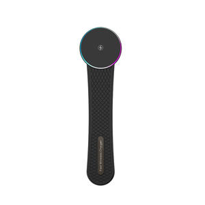 <span class=keywords><strong>Gadgets</strong></span> electrónicos 15W cargador de coche inalámbrico magnético flexible soporte de teléfono de montaje de coche con luz de marcha RGB - Product Image 6