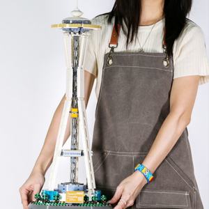 Juego de Bloques de Construcción del Space Needle de Seattle, Edificio Arquitectónico Icónico, Juguete Educativo para Entusiastas, Plástico ABS, Escala 1:1 - Product Image 5