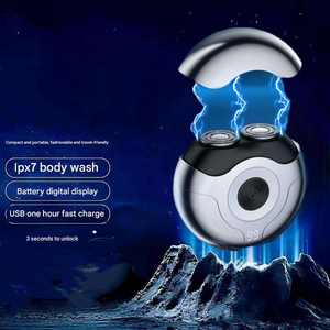 Mini <span class=keywords><strong>rasoir</strong></span> portable humide et sec facile à nettoyer adapté à une utilisation au bureau <span class=keywords><strong>rasoir</strong></span> design à faible bruit pour hommes visage barbe - Product Image 6