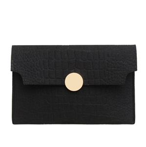 High-quality Fashion Classic Bear Snap Design Wallet Wallet Clutch Solid Color with Classic Daily Storage - Product Image 4