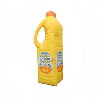 Promotion gonflable Bouteille de jus personnalisée Publicité Grande bouteille de boisson en plastique Décoration gonflable
