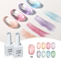 KINNCO Vente en gros – Kit de vernis gel UV 12 couleurs sans HEMA, effet feuille de papier, pour l'été, logo personnalisé OEM, 15 ml, gel à ongles soyeux et lisse pour usage en salon