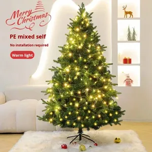 Nuevo Modelo 2026 <span class=keywords><strong>de</strong></span> Árbol <span class=keywords><strong>de</strong></span> <span class=keywords><strong>Navidad</strong></span> Artificial con Efecto <span class=keywords><strong>de</strong></span> Nieve, Modelo 06, para Interiores, Uso Doméstico, Sin Instalación, <span class=keywords><strong>Luminoso</strong></span>, con Adornos Grandes - Product Image 2