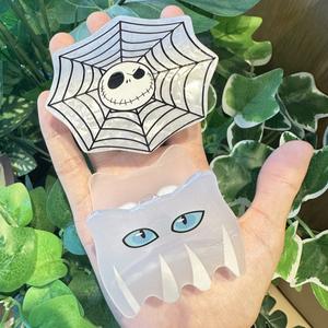Pince à cheveux Festival d'Halloween Pince à cheveux hibou dessin animé mignon Toile d'araignée Crâne fantôme Accessoires pour cheveux - Product Image 1
