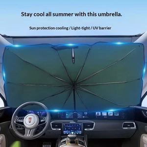 Parasol Plegable para Parabrisas Delantero, Sombrilla Portátil para Bloquear la Luz Solar del Automóvil, Visera Universal para el Interior del Vehículo, Parasol Refrigerante - Product Image 2