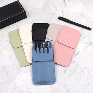 กระเป๋าใส่ปากกาทำจากหนัง PU มีความทนทานเหมาะสำหรับเป็นของขวัญ - Product Image 6