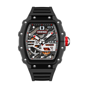 Dessio Men's Luxury Skeleton Automatic <b>Mechanical</b> <b>Watch</b> with Original Movement Custom Logo Wrist Replacement Parts - Product Image 1