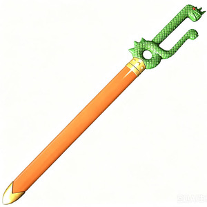 <span class=keywords><strong>Espada</strong></span> Rotada de <span class=keywords><strong>Meliodas</strong></span> de los Siete Pecados Capitales, 77 cm, Mango de Dragón Lostvayne, Accesorio de Cosplay con Funda Dorada - Product Image 1