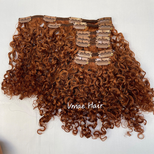 VMAE vente en gros d'extensions de cheveux humains vierges bruts à <span class=keywords><strong>clip</strong></span> Ins cuticule alignée 613 points culminants blonds profonds bouclés afro crépus à <span class=keywords><strong>clip</strong></span> dans les cheveux - Product Image 4