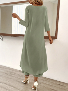 Vente en gros de vêtements islamiques pour l'Aïd, le Ramadan, l'Aïd, robe kimono pour femmes musulmanes, robe modeste, abaya de Dubaï, jupe enveloppante, ensemble 2 pièces, 2026 - Product Image 3