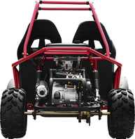 Kandi 150cc 200cc Buggy tout-terrain à essence 4 temps biplace automatique pour adultes, kart à pédales 12V 4 temps