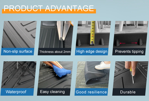 Accessoires d'Intérieur de Voiture Tapis de Coffre Tapis de Sol pour <span class=keywords><strong>Renault</strong></span> Clio 5 Revêtement de Chargement Pièces de Rechange Auto - Product Image 4