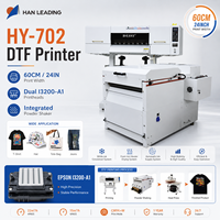 Imprimante numérique DTF HEASY HY-702 24 pouces à hauteur de tête réglable pour transfert thermique sur film PET pour tissus épais, jeans et vestes en denim