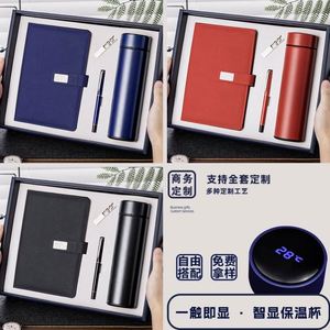 Coffret Cadeau Haut de Gamme pour Ordinateur Portable : Clé USB 16 Go, Bouteille d'Eau 500 ml, Parapluie, Logo Personnalisable A5, Cuir PU, Couture Filée – En Stock - Product Image 5
