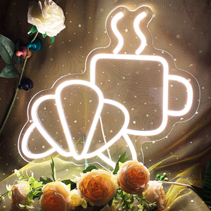Enseigne néon LED en forme de tasse d'eau avec télécommande et support mural, idéale pour la décoration de bars à domicile, mariages, voitures privées, taxis et événements professionnels - Product Image 2