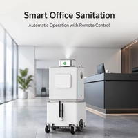 Robot de désinfection portable autonome de 10 L, canon à brouillard mobile avec télécommande et technologie plasma