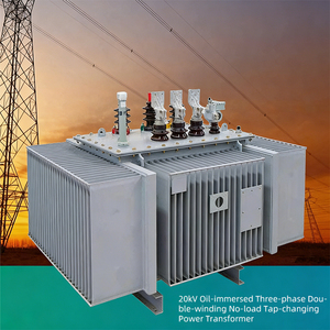 Transformador de Potencia Trifásico Sumergido en Aceite de 10kV/11kV con <span class=keywords><strong>Cambiador</strong></span> de Carga IP43/IP54 para Sistemas de Distribución de Alta Tensión - Product Image 4