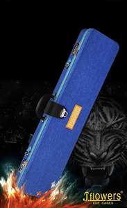 Estuche de Billar JF Black King de Lujo con Cerradura de Contraseña, Caja de Almacenamiento Rígida para 9 Bolas y Bolas Chinas 8, para Tacos de Cabeza Grande - Product Image 3