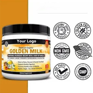 Lait en poudre doré Curcuma Cannelle Latte Marque privée Super aliment renforce le système immunitaire - Product Image 2