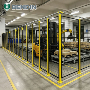 Recinzione <span class=keywords><strong>di</strong></span> Sicurezza per Robot in Acciaio a Basso Tenore <span class=keywords><strong>di</strong></span> Carbonio con Pali in Acciaio Rinforzato per Aree <span class=keywords><strong>di</strong></span> <span class=keywords><strong>Lavoro</strong></span> <span class=keywords><strong>di</strong></span> Macchine CNC e Protezione <span class=keywords><strong>di</strong></span> Macchine Industriali - Product Image 3