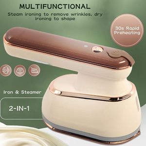 Plancha de Vapor Eléctrica Portátil con Tanque de 110 ml, Plancha de Vapor Húmeda y Seca con Suela de Titanio para Ropa, Hoteles y Automóviles - Product Image 3