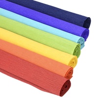 Vente en gros de papier crêpé pour fleuriste 70g 90g 110g de papier crêpé fait main papier d'emballage artisanal