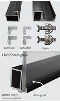 Profilé en aluminium OEM haute résistance 6063 pour cadre de porte d'armoire mince, idéal pour les meubles de cuisine de luxe