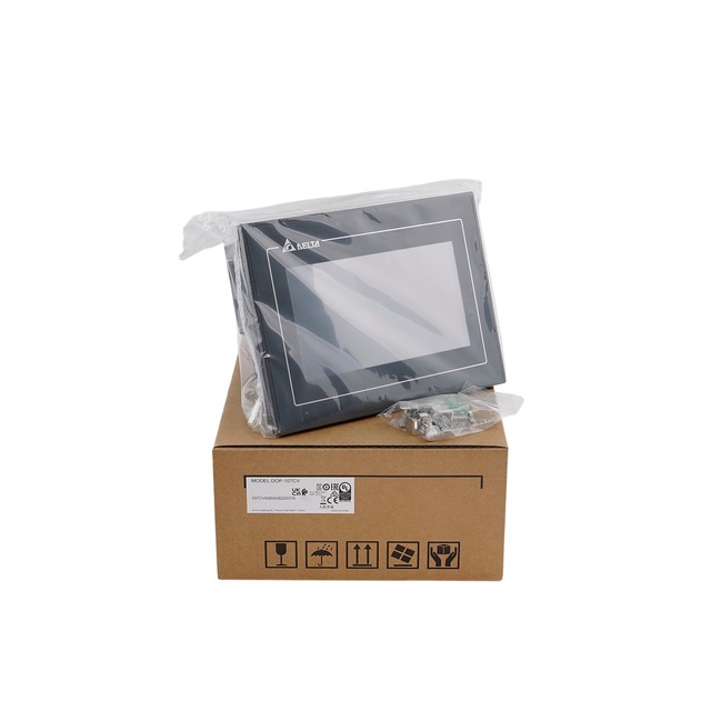 DELTA DOP-107CV DOP-100 Series HMI 7" Touch Screen 800*480 TFT DC24V 3 COM Ports RS232/485 No Ethernet Resistive Touch