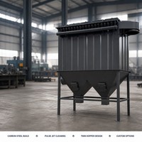 Collecteur de poussière à jet pulsé pour atelier, en acier au carbone, à nettoyage automatique, pour le ponçage, le polissage et la rectification