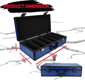 Tsa लॉक 250 + कार्ड के साथ P-S-A स्लैब के लिए 6-पंक्ति ग्रेडेड कार्ड स्टोरेज बॉक्स - Product Image 2