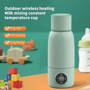 Calentador de Biberones Portátil Recargable por USB, Acero Inoxidable 316, Capacidad de 340 ml, Control Preciso de Temperatura para una Alimentación Rápida - Product Image 4