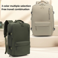 Sac à dos d'affaires BEARKY personnalisé OEM pour ordinateur portable avec port de charge USB, résistant à l'eau, antivol, pour embarquement en cabine