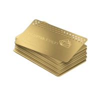 Individuelle Lasergravur Logo Luxus Edelstahl NFC-Chip RFID Wasserdichte Hotel-Mitgliedschafts-Visitenkarten