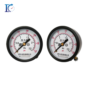 다청 산업용 황동 커넥터 탄소강 케이스 압력계 직경 60mm 0-600 바 범위 <span class=keywords><strong>2.5</strong></span>% 정확도 IP54 - Product Image 1