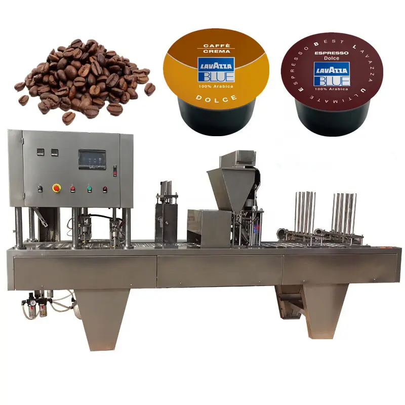 Автоматическая машина для наполнения кофе k-cup, машина для розлива nespresso, алюминиевая машина для розлива капсул кофе