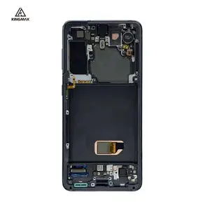 6.2 इंच मूल मोबाइल फोन रिप्लेसमेंट स्पेयर पार्ट्स दोष सैमसंग गैलेक्सी S21 5 ग्राम SM-g996u मूल एलसीडी स्क्रीन