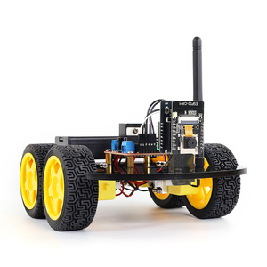 Kit de Voiture Robot Intelligente <span class=keywords><strong>Keyestudio</strong></span> ESP32-CAM pour Débutants, Programmation DIY, Robot 4x4 avec Surveillance WIFI et Caméra, Compatible Arduino et ESP32 - Product Image 1