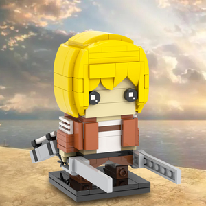 MOC7070-7073 L'attacco dei Giganti Anime Gigante Attaccante <span class=keywords><strong>Armin</strong></span> Eren Lilwell Ackerman Blocchi da Costruzione Educativi Giocattoli d'Azione Regalo per Bambini - Product Image 5