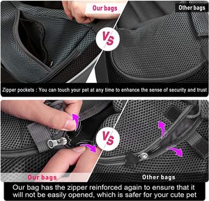 Pet <strong>Dog</strong> Sling <strong>Carrier</strong> Puppy Sling Bag <strong>Small</strong> <strong>Dogs</strong> Cats <strong>Carrier</strong> with Adjustable <strong>Shoulder</strong> Strap - Product Image 2