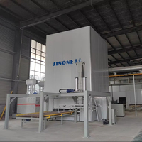 Machine à quartz automatique, dalle de marbre artificiel, facile à utiliser, ligne de production de dalles de quartz, four de cuisson à haute température 2+1