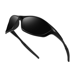 Unisex Cycling Sunglasses Black <b>Frame</b> Red Lens UV400 Polarized For Outdoor Sports Travel Driving Fishing - Product Image 3