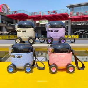 JWH OEM创意火星探测器水杯趣味男孩便携式吸管杯儿童多功能玩具礼品杯 - Product Image 1