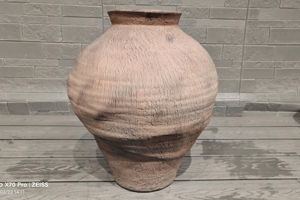 QUANGUI Grand pot à fleurs circulaire en terre cuite de 10L, sculpté à la main, écologique, durable et léger, style européen, vente en gros pour la maison et le commerce - Product Image 2