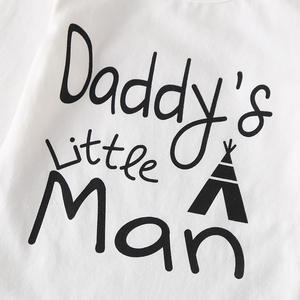 Nouveautés Vêtements pour bébé garçon Vente en gros de vêtements pour bébé Ensembles de 3 pièces avec chapeau pour tout-petit - Product Image 4