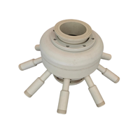 Aérateur à jet vortex multicanal série EDON, système de mélange gaz-liquide optimisé par agitation hydraulique, pompe centrale dédiée, garantie 1 an