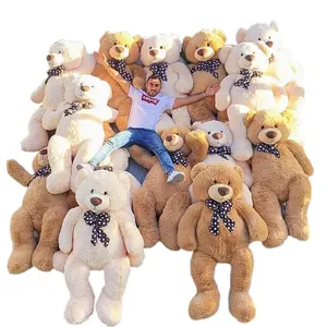 Niuniu Daddy 80cm to 200cm Soft Semi-finished Plush Fabric Animal Teddy Bear Unfilling doll Skin